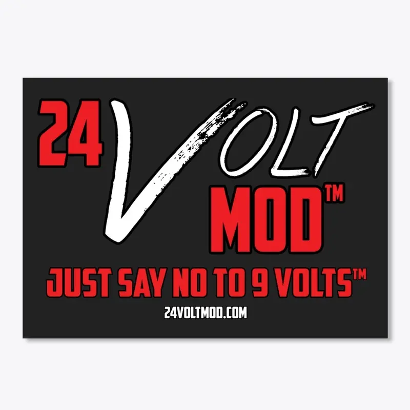 24 Volt Mod™ Logo Sticker